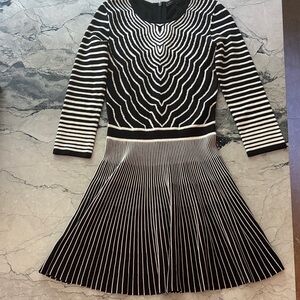 Marc By Marc Jacob’s Black and White Striped Dress